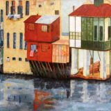 Venezia Griega Art by Maite Rodriguez