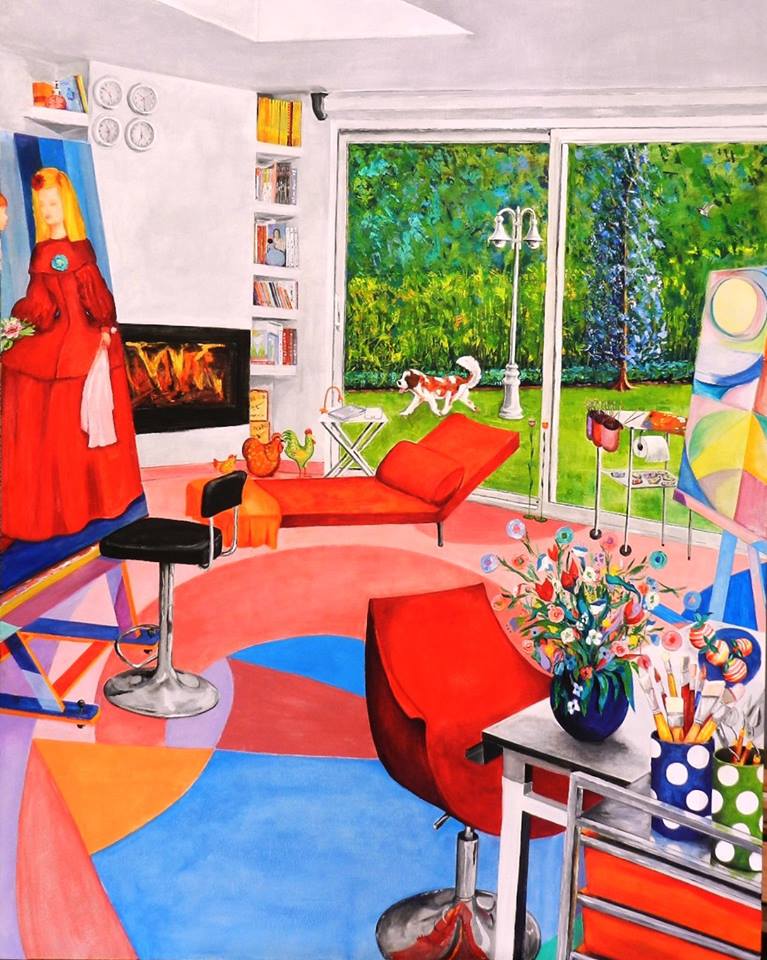 Studio, Oil painting by Maite Rodriguez