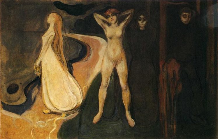 Woman in three Stages, Edvard Munch 