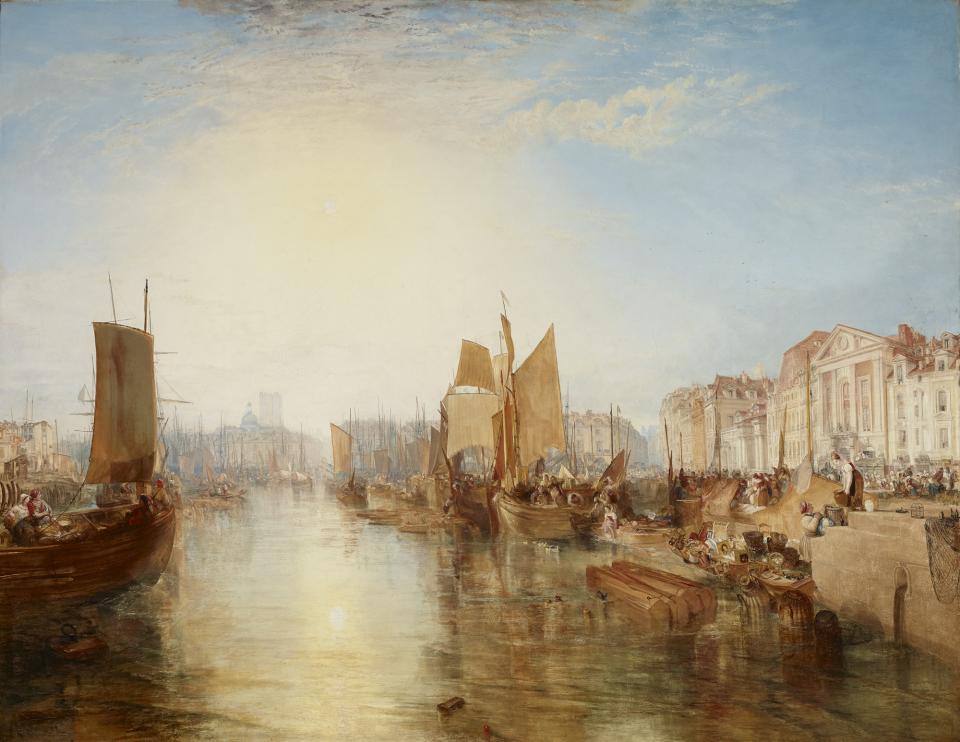 Joseph Mallord William Turner (1775–1851) The Harbor of Dieppe: Changement de Domicile​