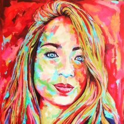 painting, art, Maite Rodriguez, oil painting, modern art, expressionism